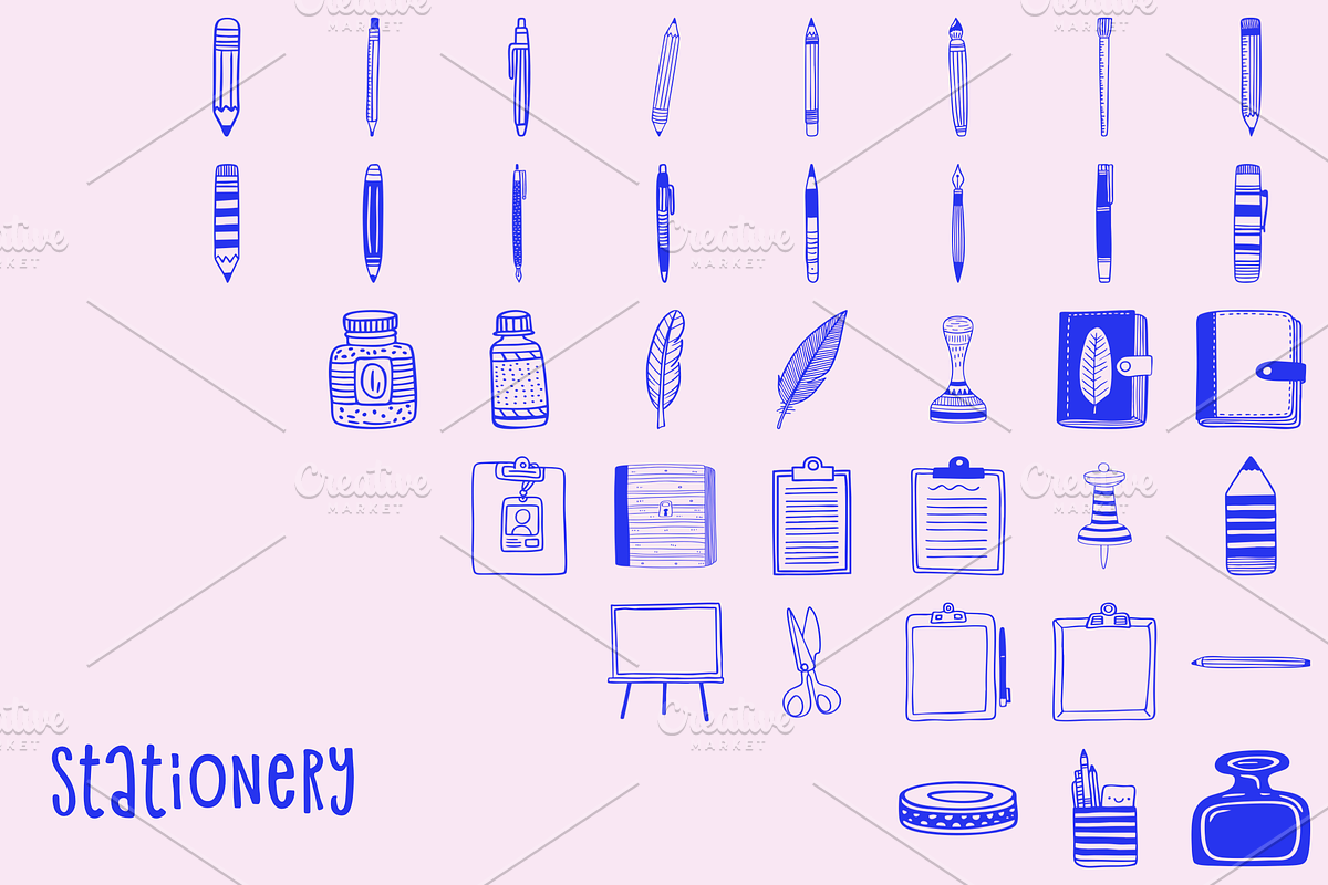 1001 Cute Doodles Bundle, an Object Illustration by Danil Polshin (Photo 49 of 65)