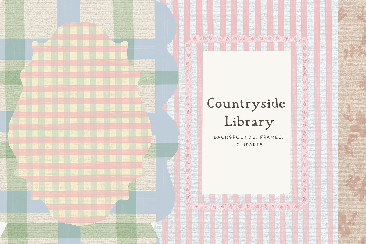 Countryside Pastel Spring Background, a Background Graphic by Grace Noboa Illustrations (Photo 4 of 15)