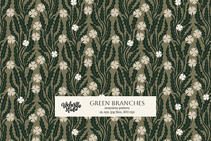 Green Branches Wallpaper