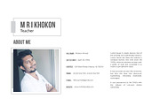 Simple CV ProwerPoint Tamplate, a Presentation Template by MRI STUDIO (Thumbnail 4 of 7)