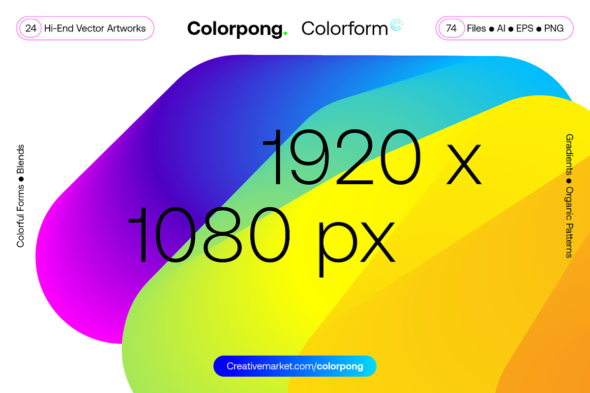 Colorform - Vector Bundle, a Texture Illustration by Colorpong (Photo 5 of 15)