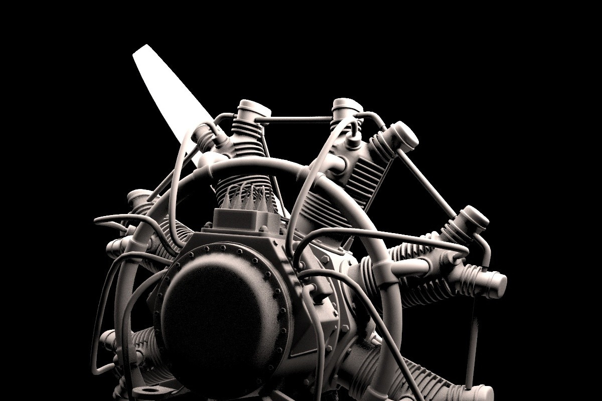 Animated Radial Engine, a Cars & Vehicle 3D Model by konstantin.ermolaev (Photo 15 of 16)