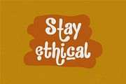 Vegan playful font, a Script Font by Anna Zakharchenko (Thumbnail 8 of 19)