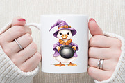 Witchy Goose Halloween Clipart Set, an Illustration by Sublimation Artist (Thumbnail 5 of 6)