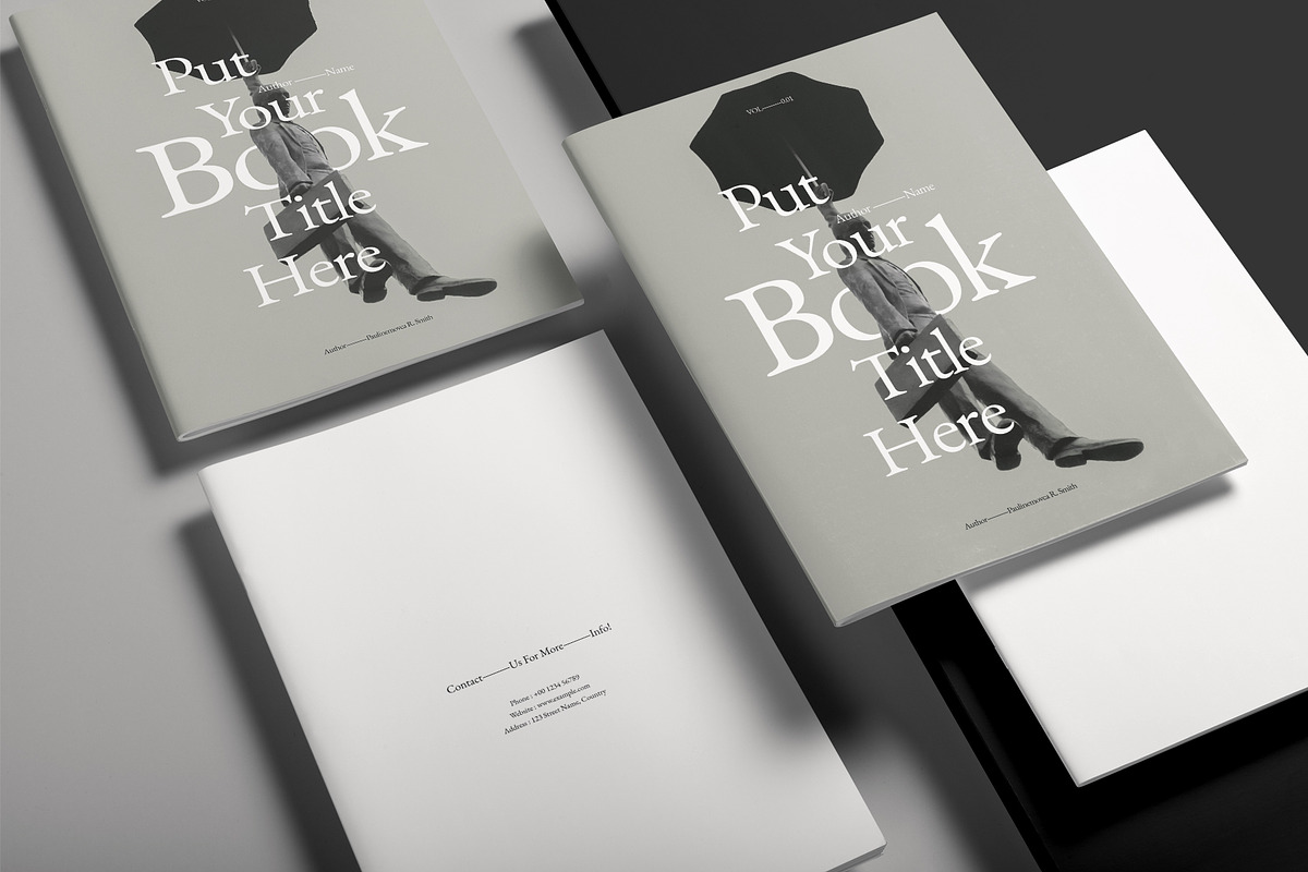 Book Title Layout Design Template, a Brochure Template by DesignCrest (Photo 15 of 18)