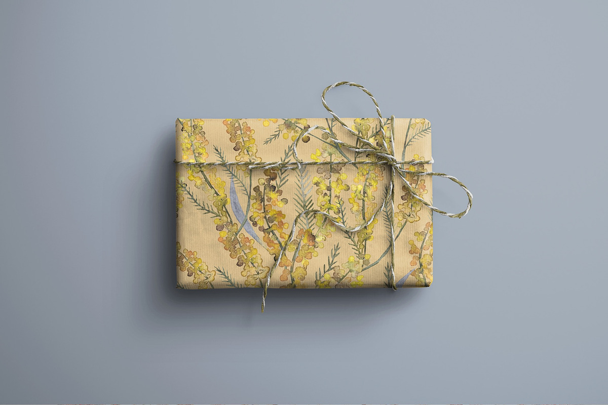 Pattern MIMOSA, a Decorative Illustration by PASHKOVA (Photo 5 of 18)