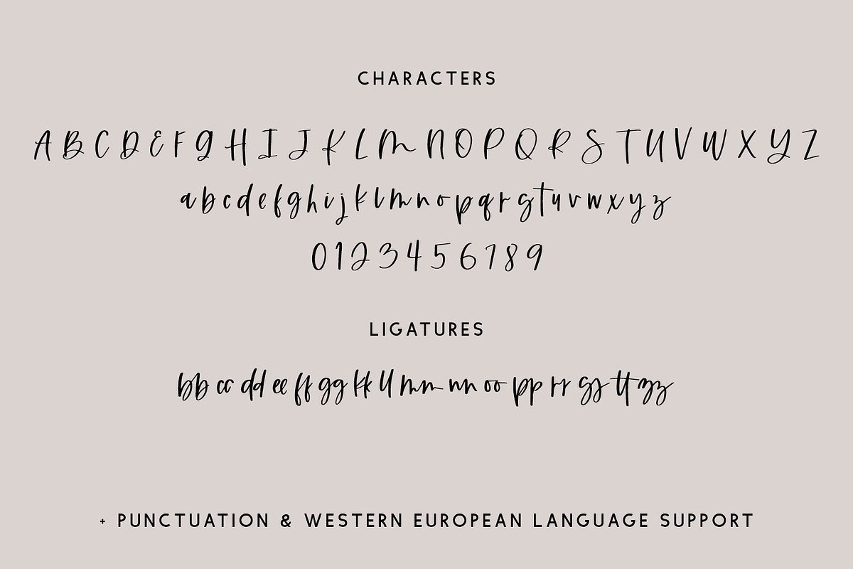 Bubbly Script, a Script Font by Beck McCormick (Photo 10 of 10)
