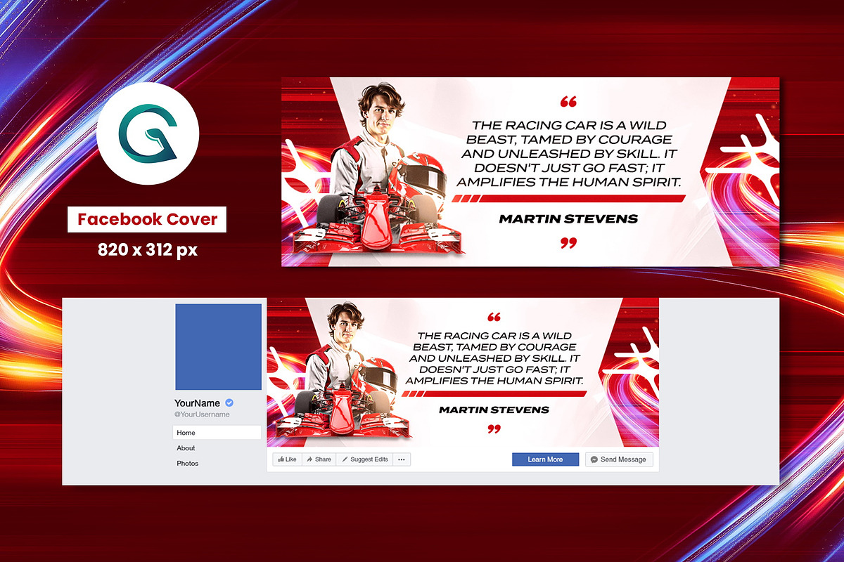 Car Racing Social Media Template preview 4