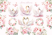 Ballerina Clipart Bundle, Swan Lake, a Person Illustration by ClipArtCharm (Thumbnail 3 of 4)