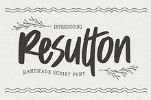 Resulton – Handmade Script Font