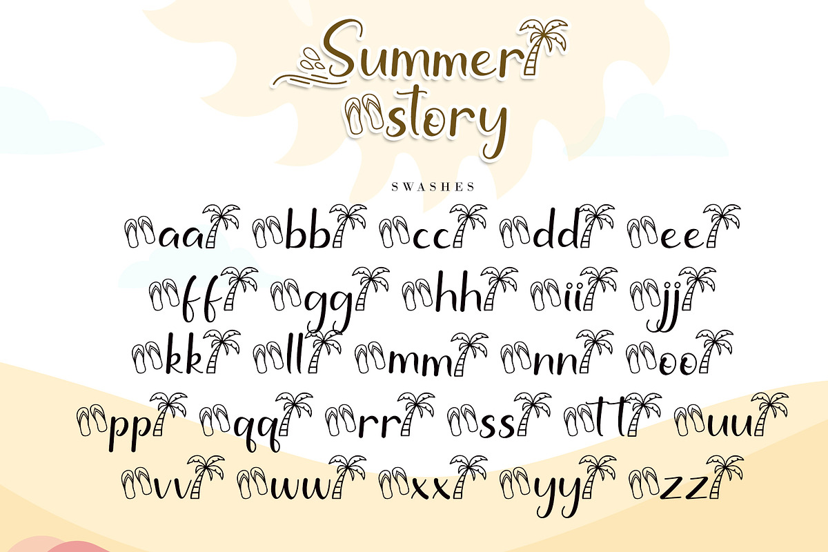 Summer Story, a Font by AEN Creative Studio (Photo 10 of 10)