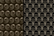 Patterns modern backgrounds Art Deco, a Pattern Graphic by Futurel (Thumbnail 2 of 3)