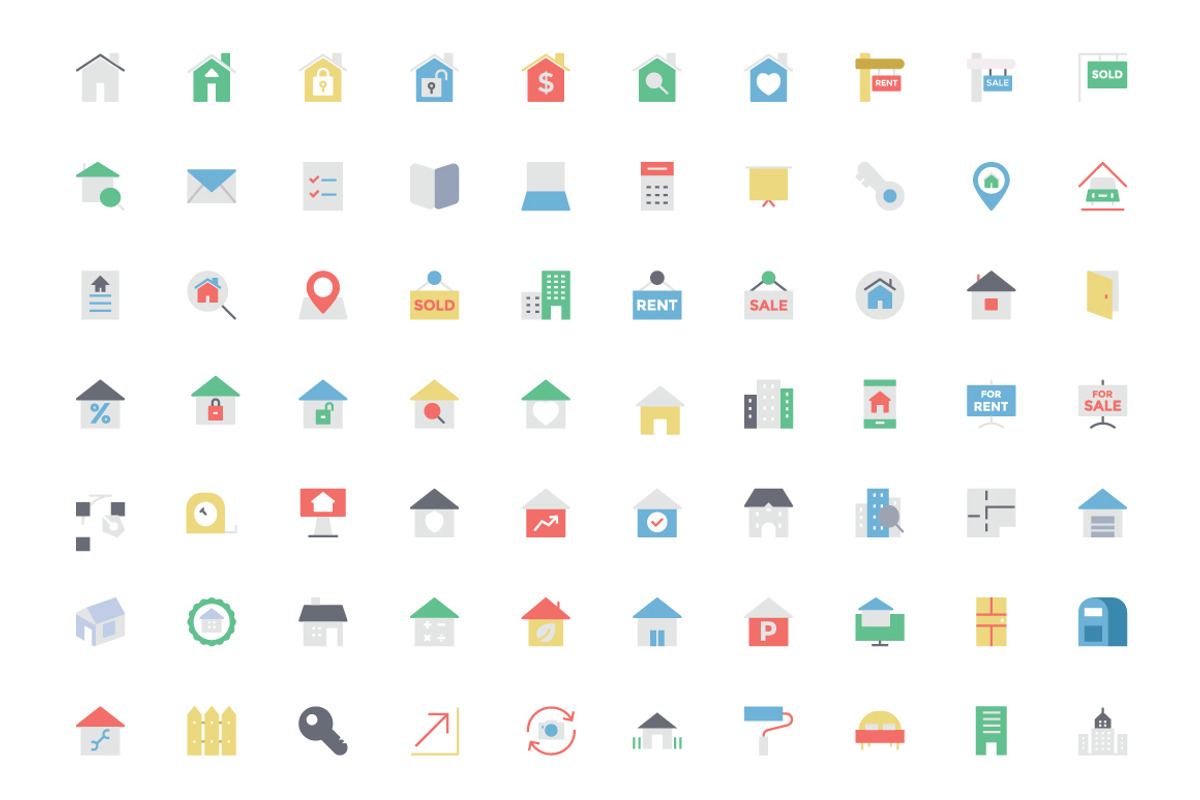 125+ Real Estate Vector Icons preview 2