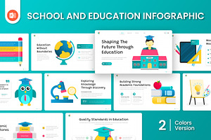 School and Education Infographic PPT, a Presentation Template by Antstheme