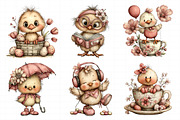 Whimsical Easter Chicken Clipart, an Illustration by Daily.Designs (Thumbnail 8 of 8)