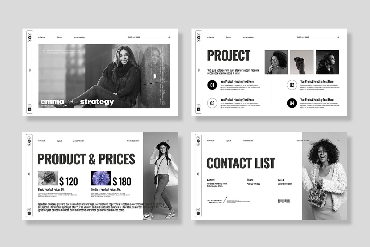 Brand Strategy Presentation Template, a Presentation Template by MightyDesign (Photo 5 of 8)