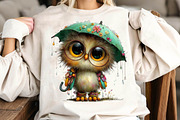 Whimsical Rainy Day Animals Clipart, an Animal Illustration by fashionaddict (Thumbnail 6 of 7)