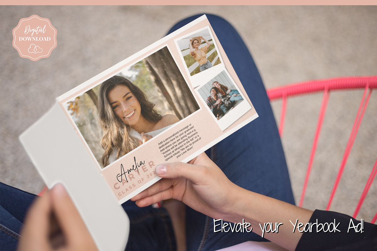 Yearbook Ad Template - Graduate, a Magazine Template by Templatables (Photo 4 of 7)