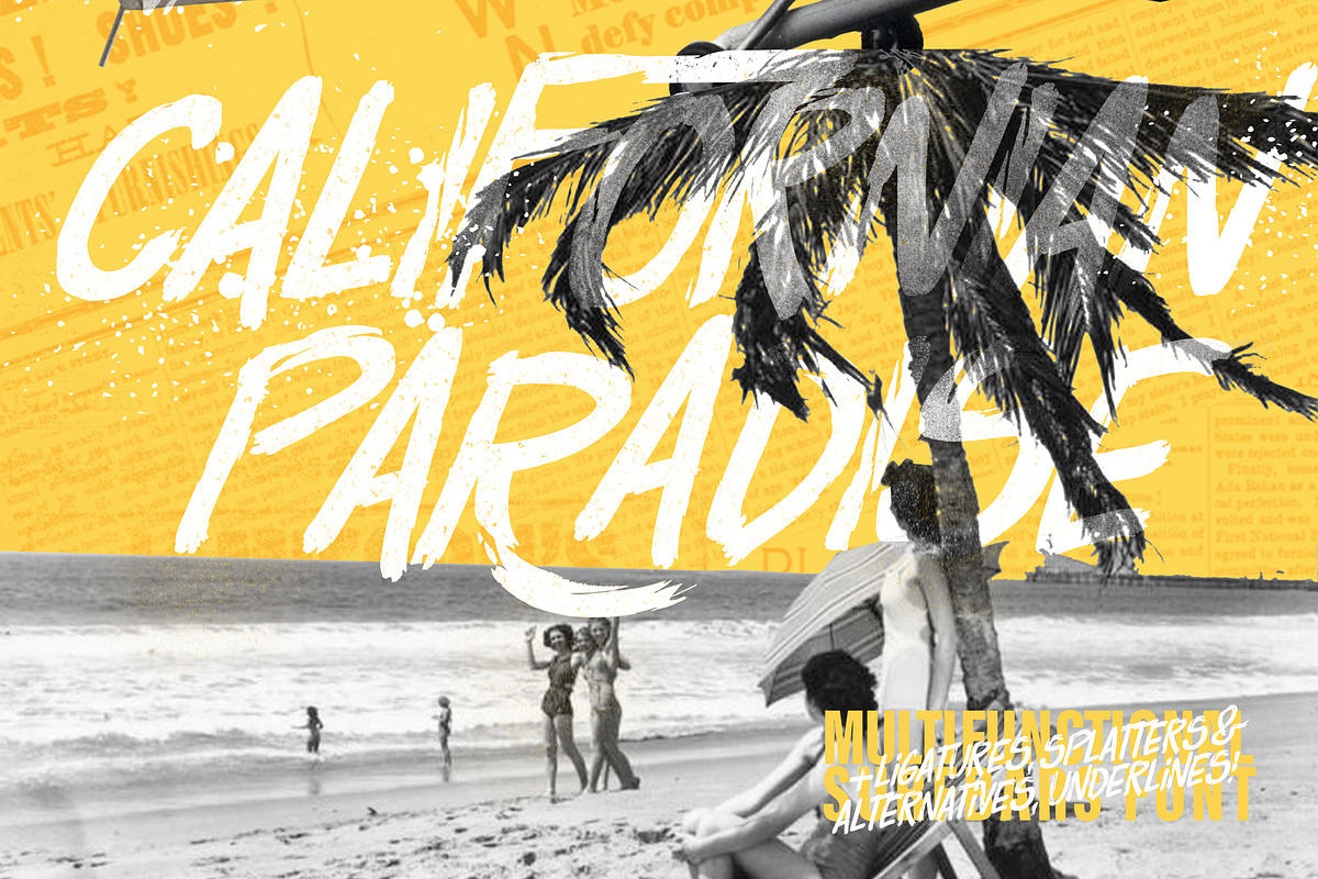 Surfbars Font, a Font by LeoSupply.co (Photo 6 of 7)
