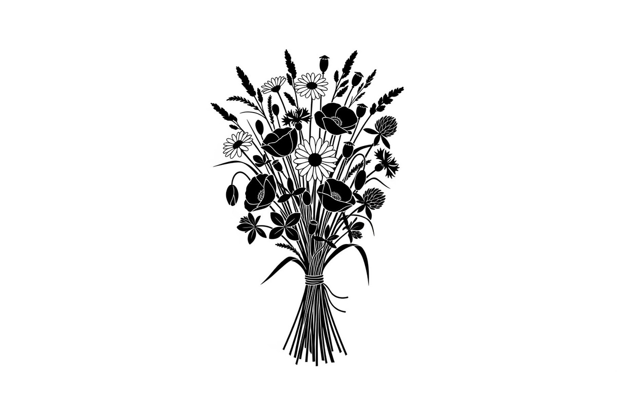 Floral Bouquet SVG Bundle, an Illustration by Designs_River (Photo 15 of 31)