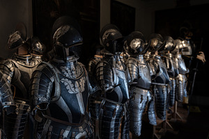 collection of medieval weapons and a, an Arts & Entertainment Photo by Photo Kaminski