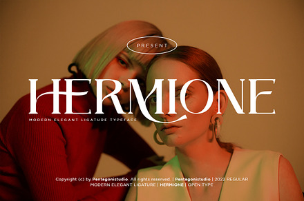 Hermione | Modern Serif Font, a Serif Font by Pentagonistudio