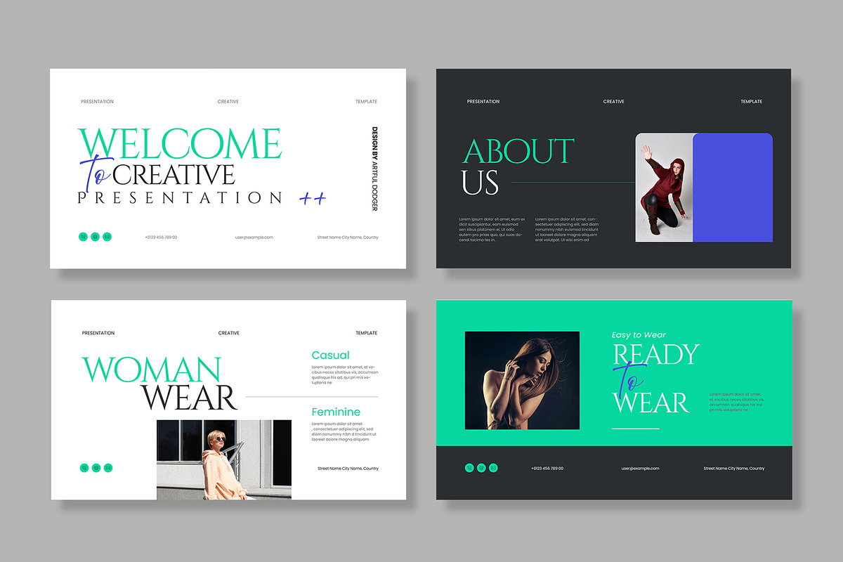 Modern Fashion Presentation Template preview 2