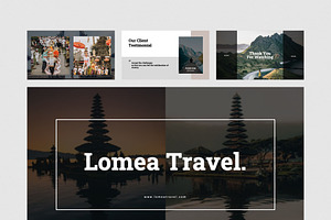 Lomea - Travel Keynote Template