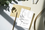 50th BIRTHDAY PARTY INVITATION CARD, an Invitation Template by TheSimplySereneShop (Thumbnail 5 of 10)