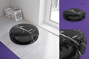Round Shiny Fabric Pillow Mockup Set, a Product Mockup by creatsy2 (Thumbnail 3 of 7)