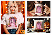 Watercolor Halloween Creaky Door PNG, a Seasonal Illustration by Creative Arslan (Thumbnail 4 of 7)