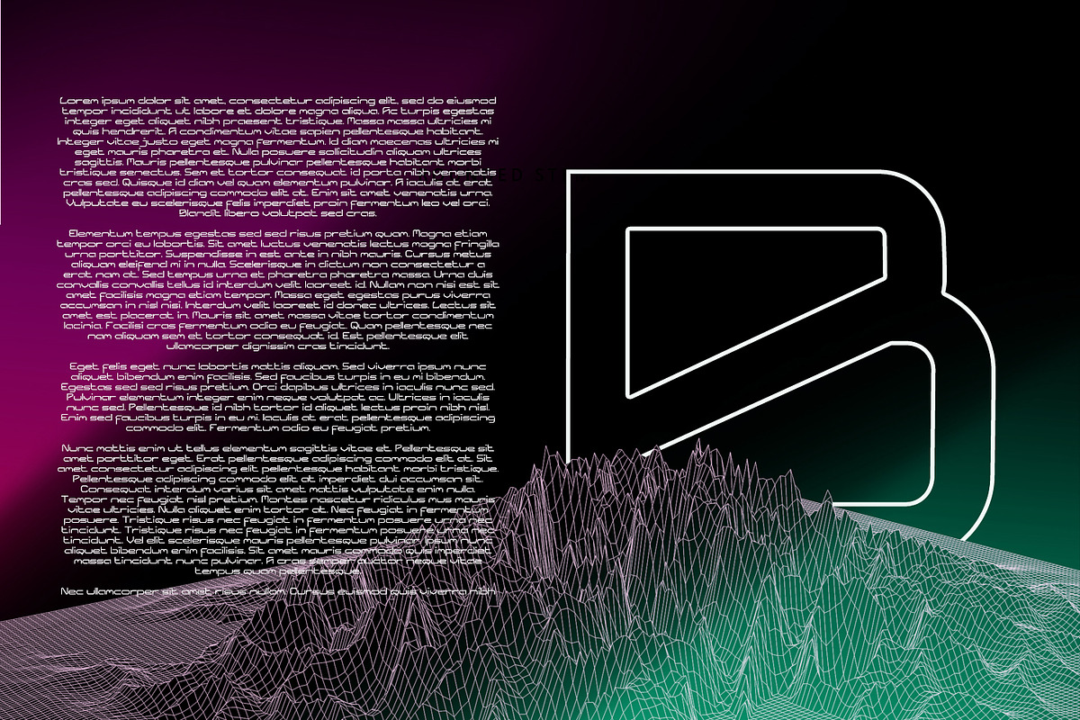 Bionical, a Sans Serif Font by NUGS (Photo 3 of 6)
