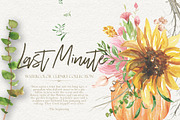 Last Minute Watercolor Fall Graphics, an Object Graphic by Jeanina Vlad (Thumbnail 1 of 6)