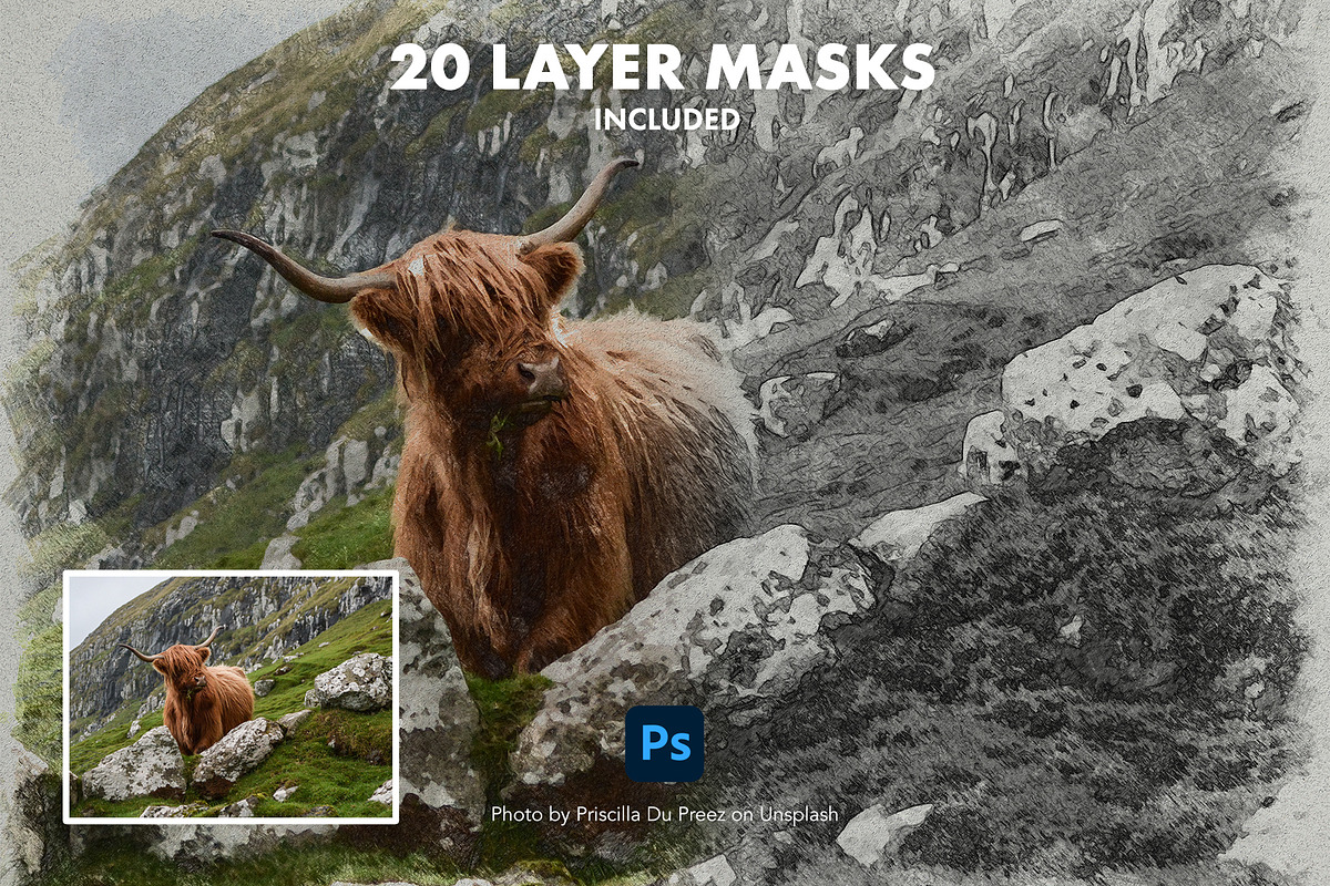 Photoshop Sketch Effect Creator, a Layer Style Add-On by AdeptDept (Photo 9 of 11)