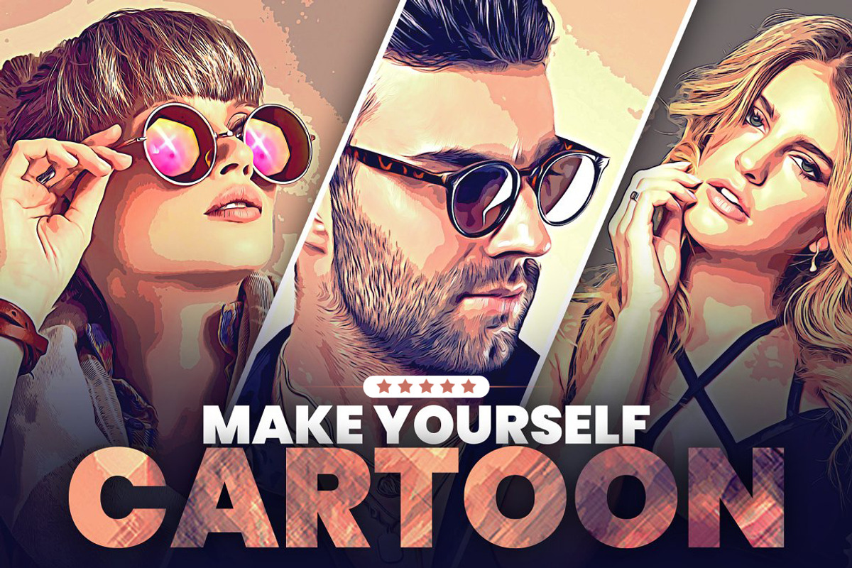 Make Yourself Cartoon, an Action Add-On by U_Design (Photo 1 of 7)