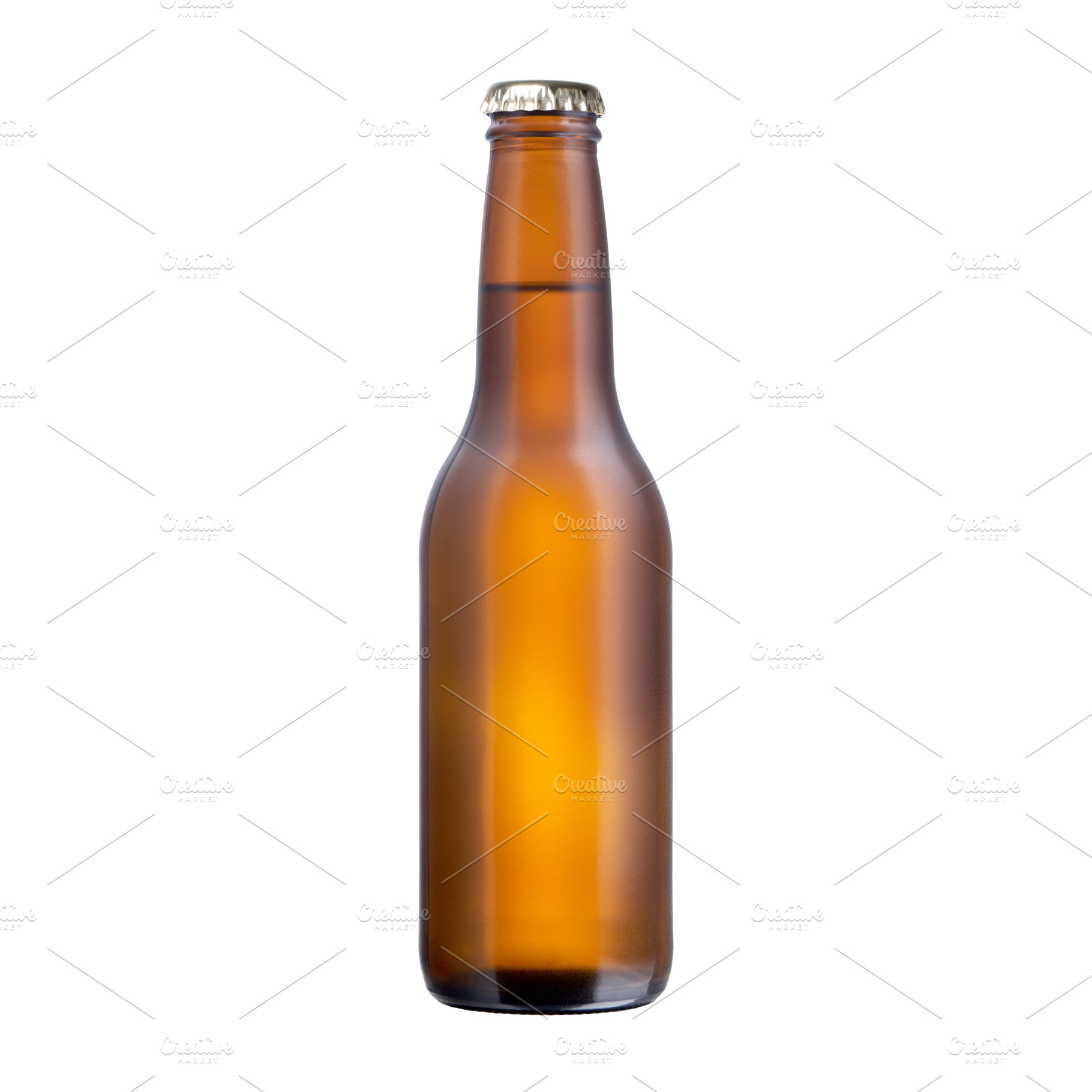 Brown glass bottle full of beer, a Background Photo by BOOCYS