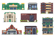 City Public Buildings and Houses, an Object Graphic by Alex Krugli (Thumbnail 1 of 8)