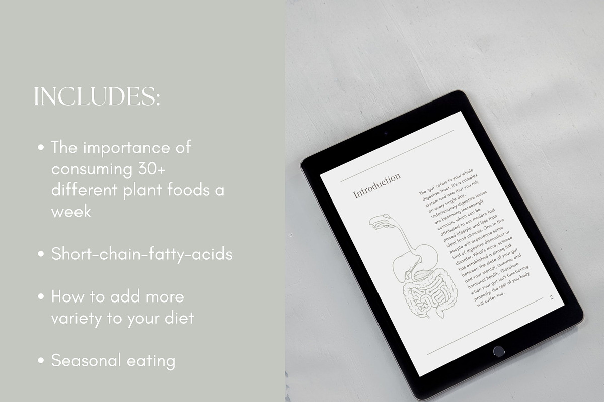 Gut Ebook Canva Template, a Presentation Template by Naturopath Hub (Photo 3 of 9)