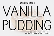 Vanilla Pudding, a Sans Serif Font by InermediaSTUDIO (Thumbnail 1 of 8)