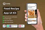 Chefly - Food Recipe App UI Kit, an App Template by Nait Creative (Thumbnail 1 of 7)