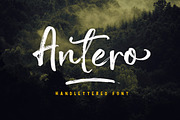 Antero Brush font, a Script Font by Franstudio (Thumbnail 1 of 5)