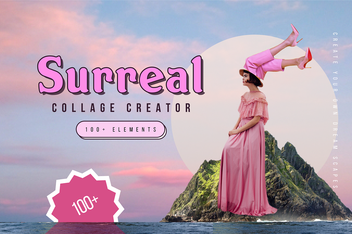 Surreal Collage Creator Art Maker, an Object Illustration by Delightful Design (Photo 1 of 14)