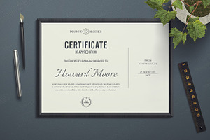 Clean Certificate Template