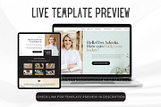 Therapist Canva Website Template, a Landing Page Template by Kromatic Design Studio (Thumbnail 3 of 8)