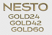 Nesto Metals, a Font by glukfonts (Thumbnail 9 of 10)