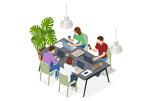 Isometric vector illustration of a, a Finance Illustration by Golden Sikorka