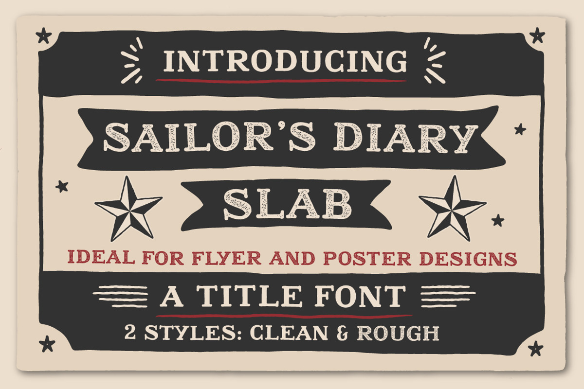 Sailors Diary Font Bundle preview 3