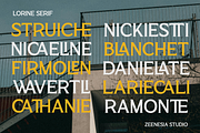 Lorine, a Serif Font by zeenesia (Thumbnail 6 of 14)