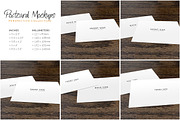 Postcard Mockup Bundle, a Print Template by Designs by Justin Lynch (Thumbnail 5 of 9)