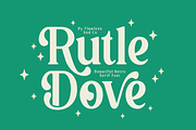 Rutle Dove - Beauty Retro Serif Font, a Serif Font by Flawless And Co (Thumbnail 1 of 10)